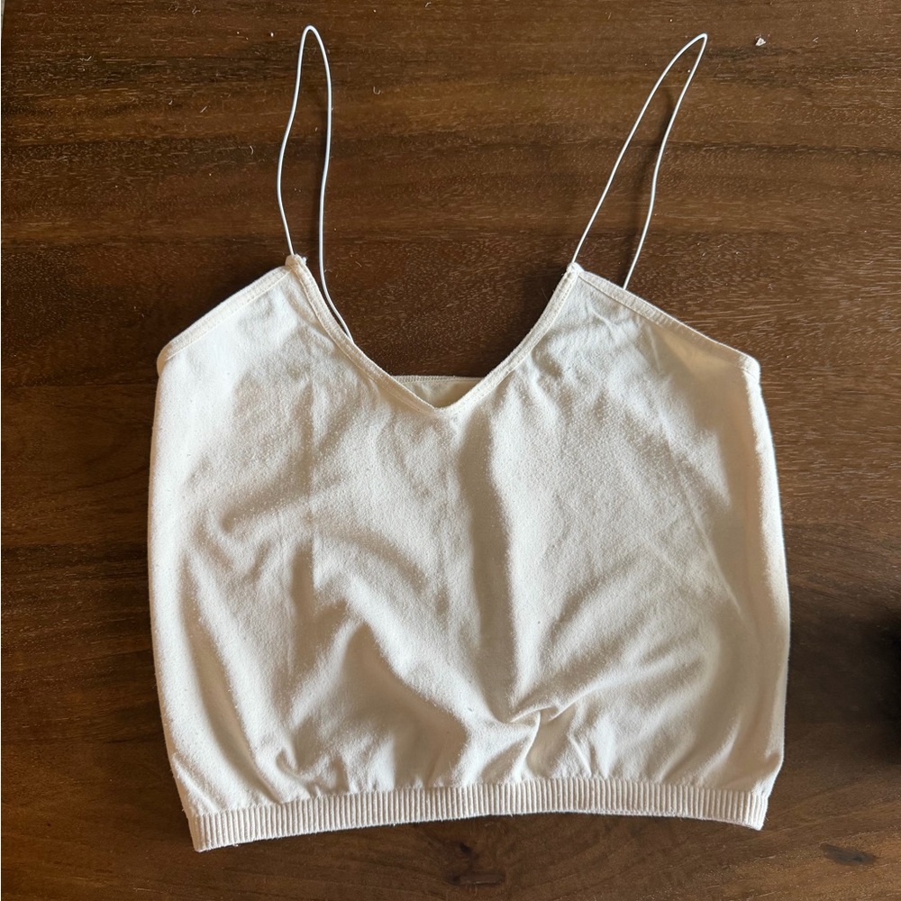 Free People Cream Mini Tank